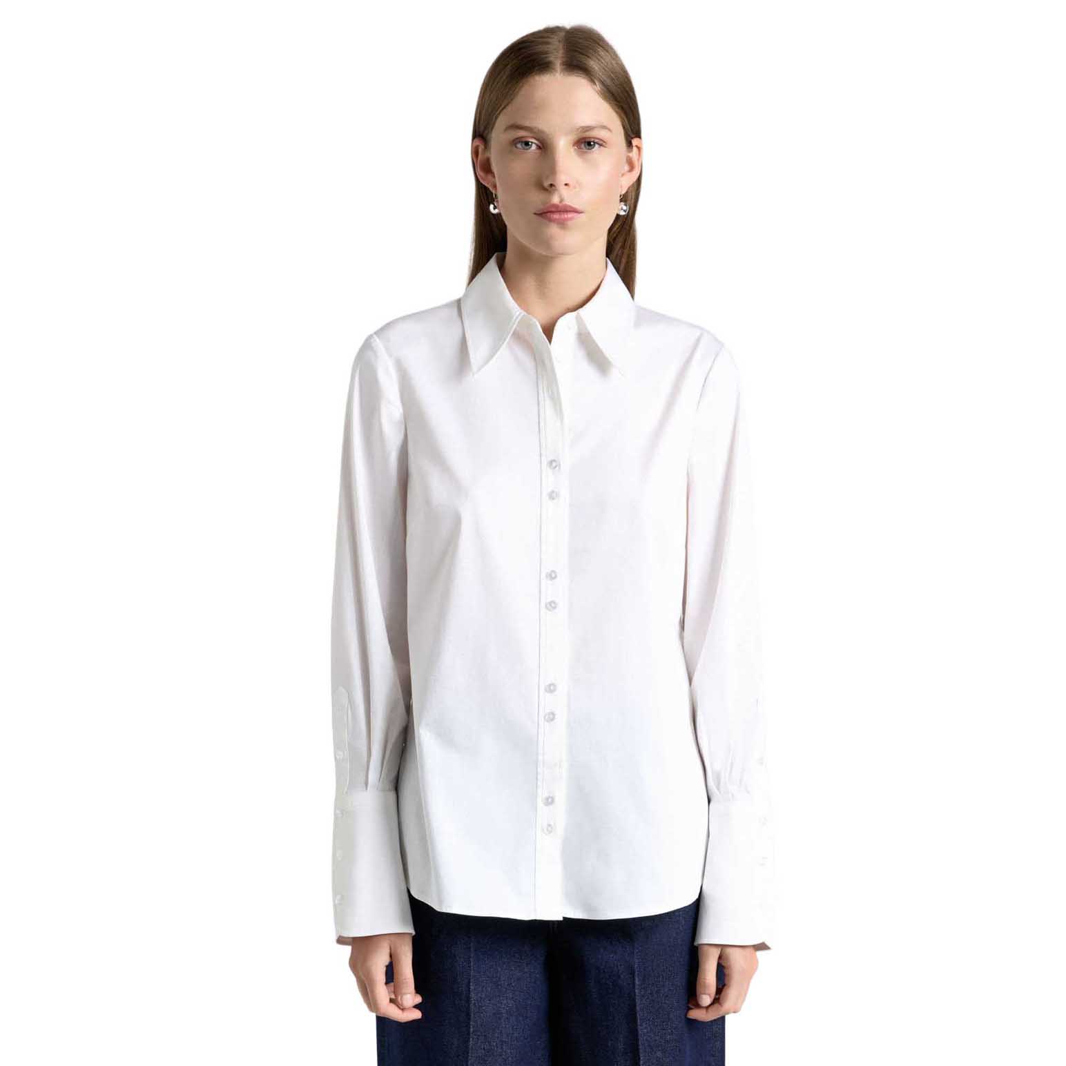 Cue Stretch Cotton Shirt